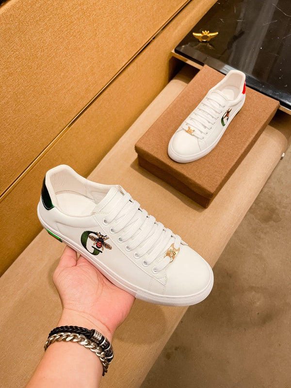 SNEAKER GG ACE RICAMATA BIANCA