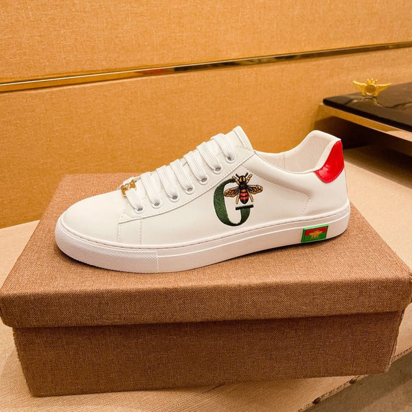 SNEAKER GG ACE RICAMATA BIANCA