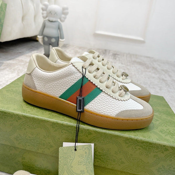 SNEAKERS GG ARDESIA PELLE BIANCA