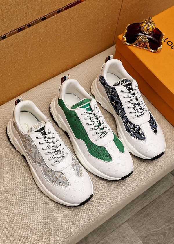 LV MEN'S CASUAL SPORTS SHOE MODEL GREEN