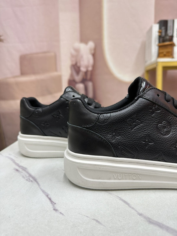 LV MENS MATCH UP SNEAKER MONOGRAM BLACK