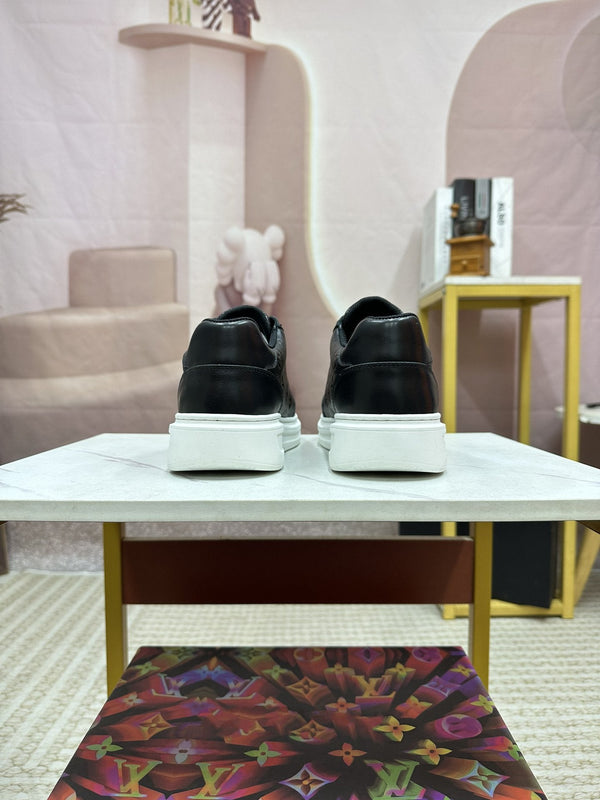 LV MENS MATCH UP SNEAKER MONOGRAM BLACK