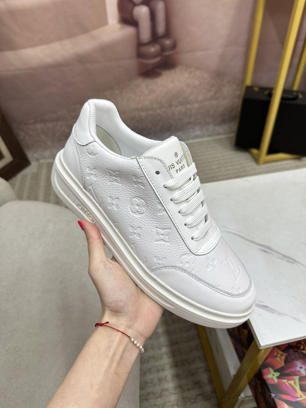 LV MENS MATCH UP SNEAKER MONOGRAM WHITE