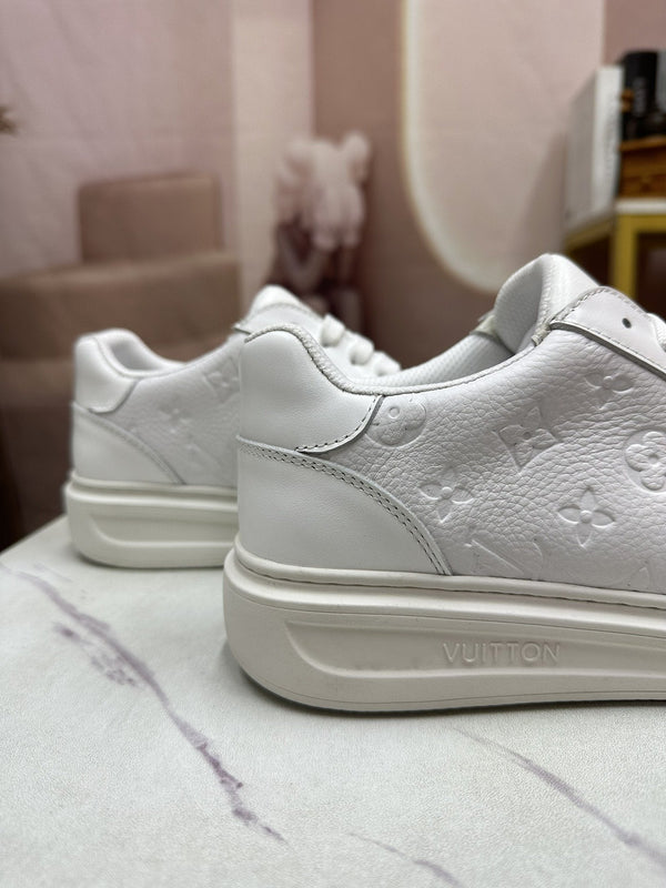 LV MENS MATCH UP SNEAKER MONOGRAM WHITE