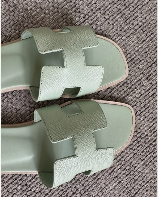 Hermès Oran Sandal Light Green
