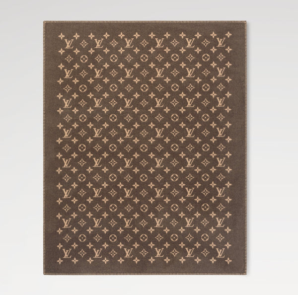 LV Neo Monogram Brown Wool Cashmere