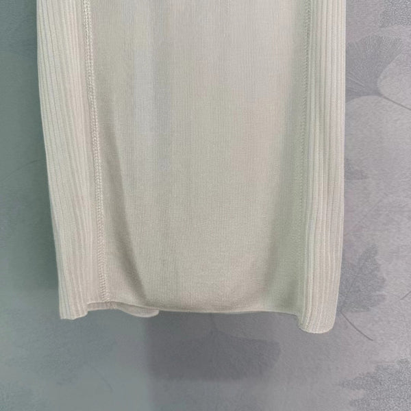 Dior 25 White Silk Tank Top