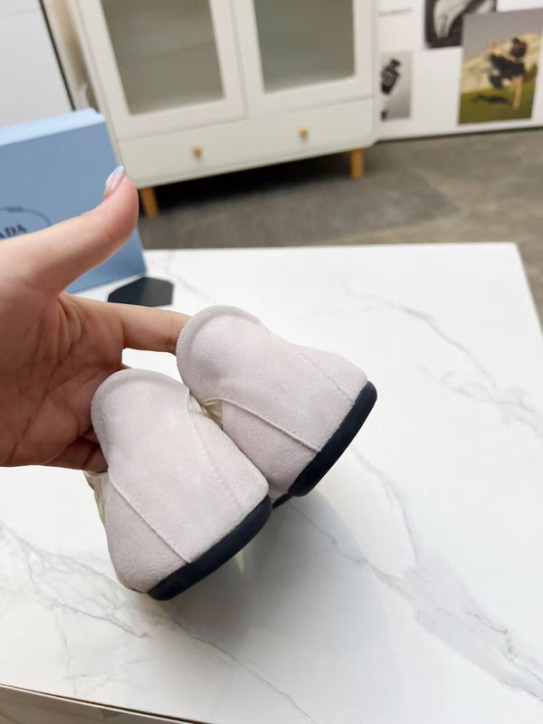 PRA COLLAPSE SNEAKERS GREY AND WHITE BRUSHED LEATHER PATCHWORK