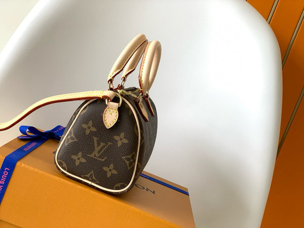 SPEEDY BANDOULIERE NANO 16CM MONOGRAM CANVAS