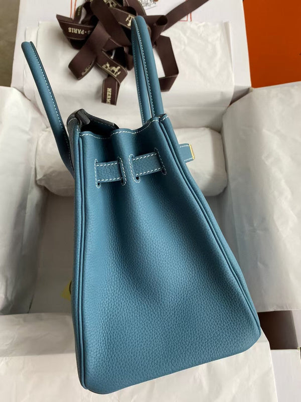 HM BIRKIN 30CM JEAN BLUE TOGO LEATHER GOLD HARDWARE