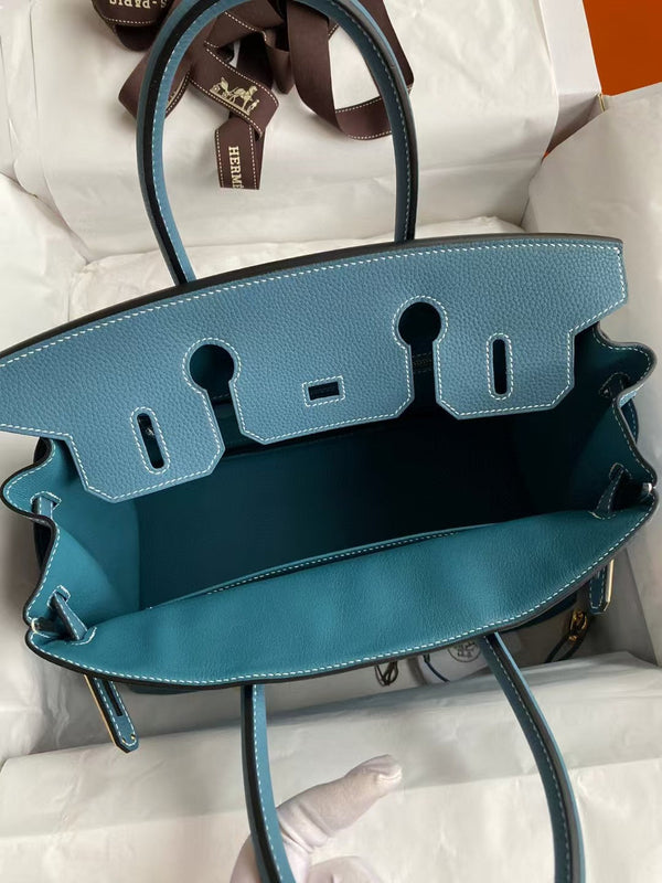 HM BIRKIN 30CM JEAN BLUE TOGO LEATHER GOLD HARDWARE