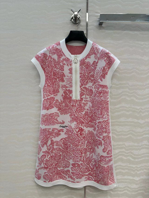 CD Dress Pink Viscose Polyester
