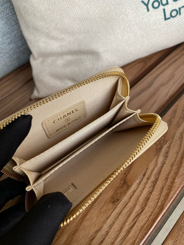 CC 19 Zipped Coin Purse Lambskin