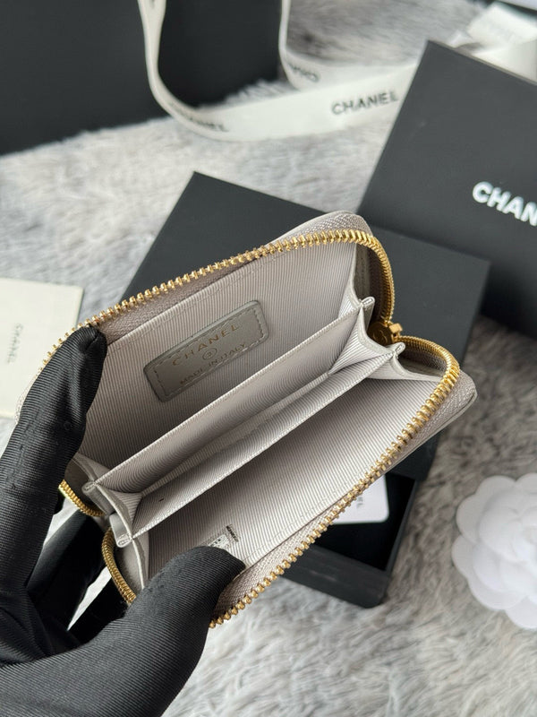 CC 19 Zipped Coin Purse Lambskin