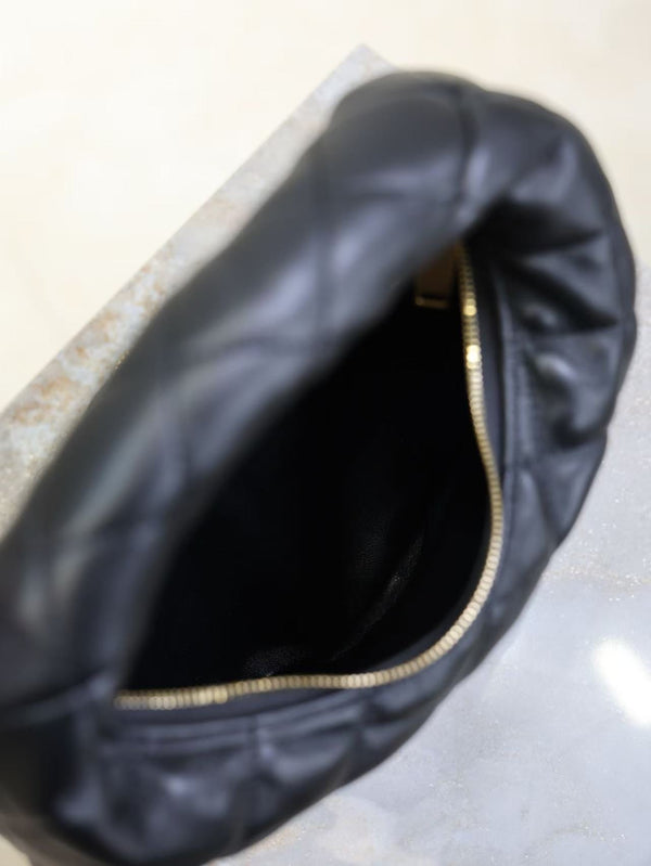 YSL Icarino Bag 17cm Black Sheepskin