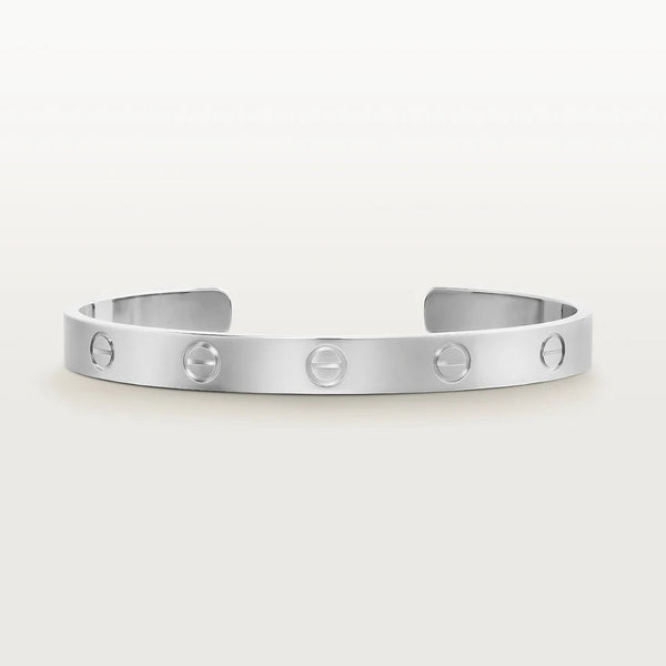 BRACCIALE LOVE 6,1 MM APERTO ARGENTO