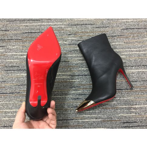 CL Calamijane Ankle Boots 100mm Calf Leather Black