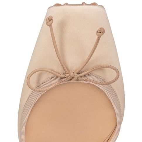 CL Cassia Lace Up 100Mm Strappy Pumps Crepe Satin Blush