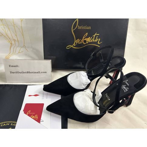 Décolleté CL Condora Riviera 100 mm Veau Velours Nero