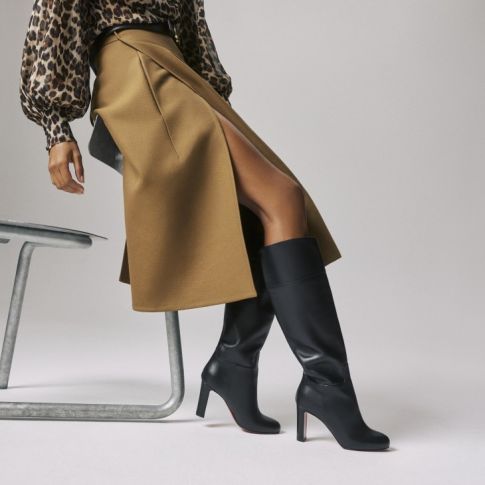 CL Loo Botta 85 Mm Boots Calf Leather Black