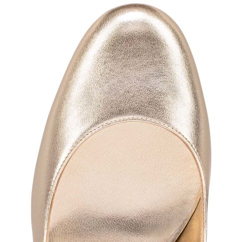 CL Miss Sab Sling Pumps 85mm Nappa Pelle Oro