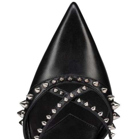 CL Tatoosh Spikes Mule Pump 70 mm Kidskin Leather Black