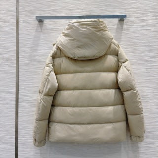 Prada 25 Down Jacket Beige and Black Polyamide Elastan