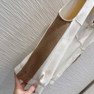 Gucci 2025 Suit Ivory Brown Cotton