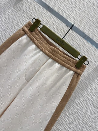 Gucci 2025 Suit Ivory Brown Cotton