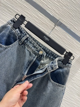 Fendi 25 Denim Set Light blue Cotton