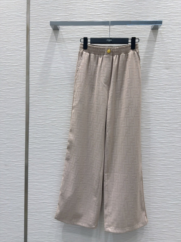 Fendi 2025 Trouser Beige Polyester
