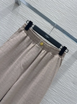 Fendi 2025 Trouser Beige Polyester