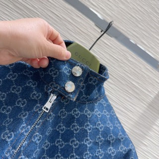 Gucci 2025 Logo Denim Set Cotton