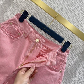 LV 25 Dynamic Style Short Pink Grey Cotton