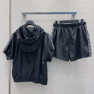 CD 25 Tuta Nero Bianco Poliestere