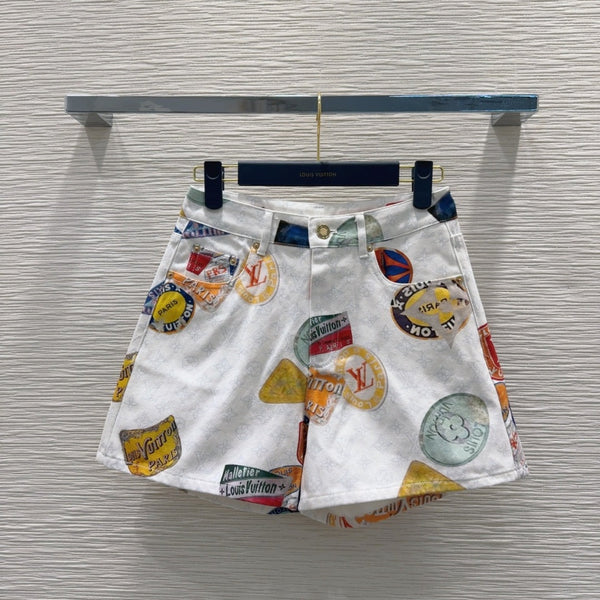 LV 25 Unique Logo Set Vest Multicolor Cotton