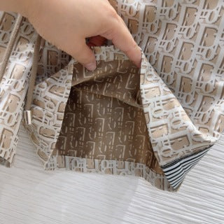 CD 25 Polo Shirt Set White Beige Cotton Polyester