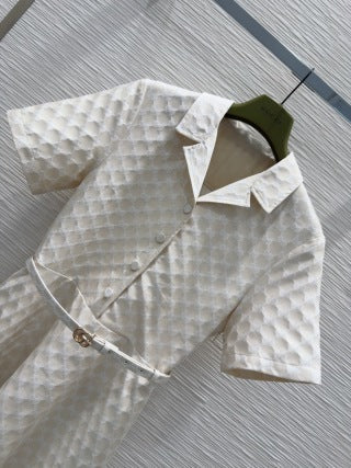 Gucci 25 Shirt Dress Polyester Fiber
