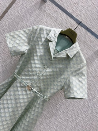 Gucci 25 Shirt Dress Polyester Fiber