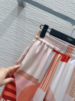 Fendi 25 Suit Red Polyester Fiber