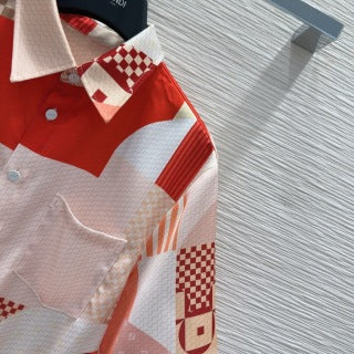 Fendi 25 Set Red Polyester Fiber