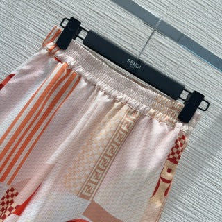 Fendi 25 Set Red Polyester Fiber