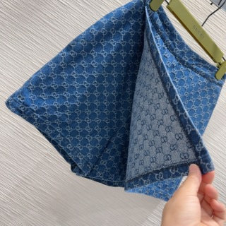 Gucci 25 Set White Blue Cotton