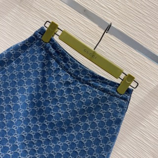 Gucci 25 Set White Blue Cotton