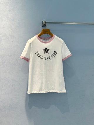 CD 25 Five-pointed Star T-shirt Cotton