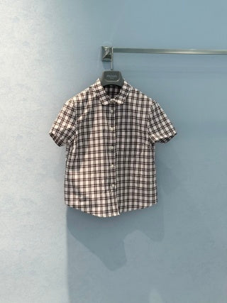 Prada 25 Plaid Set Bianco Colori Misti Cotone