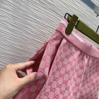 Gucci 25 Set Pink White Polyester Fiber