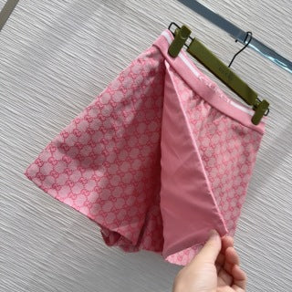 Gucci 25 Set Pink White Polyester Fiber