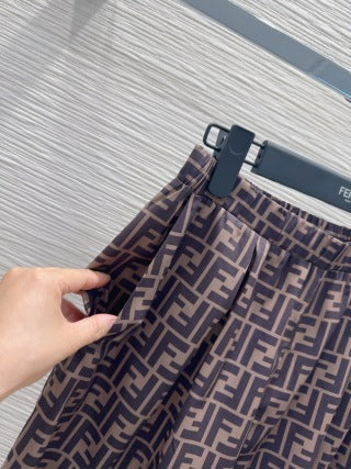 Fendi 25 Suit Brown Polyester Fiber