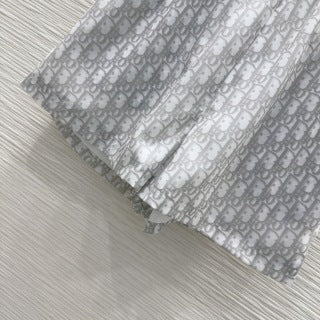 CD 25 Monogram Suit White mix Gray Polyester